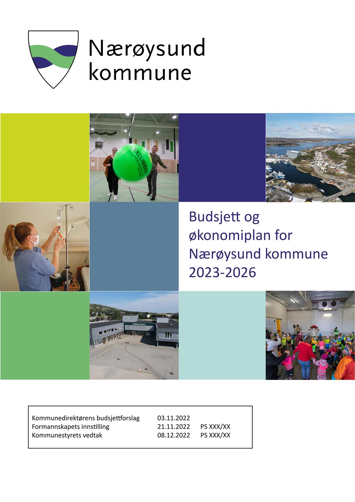 Formannskapets innstilling til budsjett og økonomiplan 2023 – 2026. - Nærøysund kommune